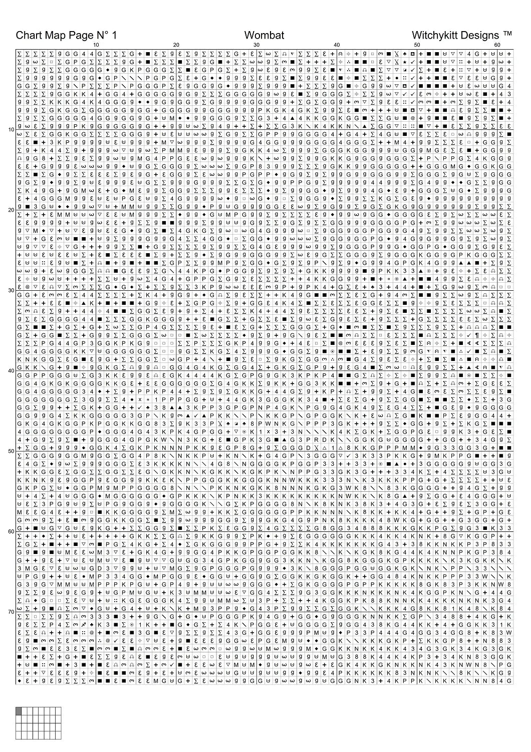 Wombat Leadlight Pattern Wombat – Crafty Patterns