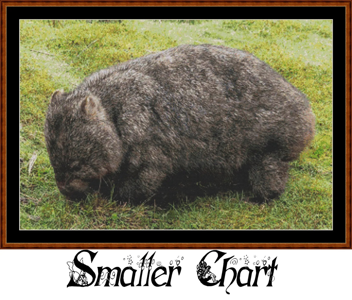 Wombat Leadlight Pattern Wombat – Crafty Patterns