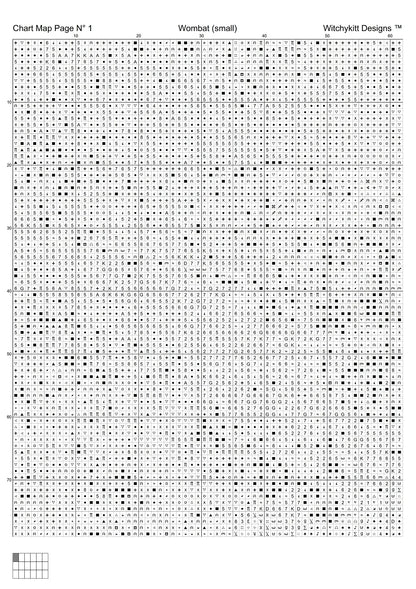 Wombat Leadlight Pattern Wombat – Crafty Patterns