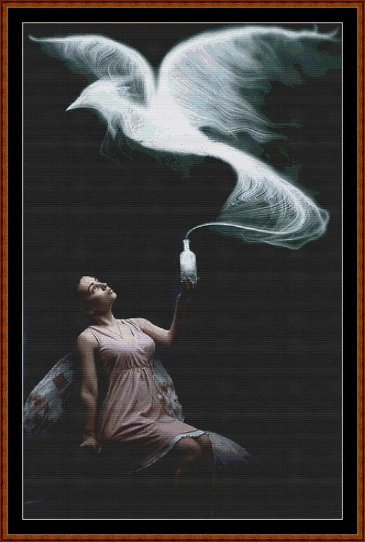 Birth Of The Phoenix patterns created from art by Сергей Мельников (enki_art) under CC0 license