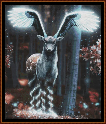 Metamorphosis cross stitch patterns are expertly created from art by Сергей Мельников (enki_art) under CC0 license