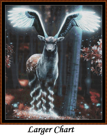 Metamorphosis cross stitch patterns are expertly created from art by Сергей Мельников (enki_art) under CC0 license