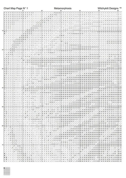 Metamorphosis cross stitch patterns are expertly created from art by Сергей Мельников (enki_art) under CC0 license