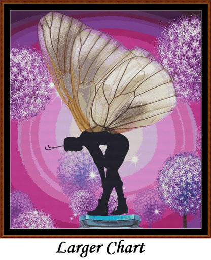 Wings fairy patterns created from a photo by Briam Cute (Nixon-Ruiz) under CC0 license