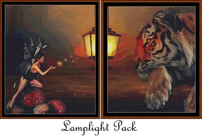 Lamplight - The Tiger & The Fairy ~ 2  patterns pack