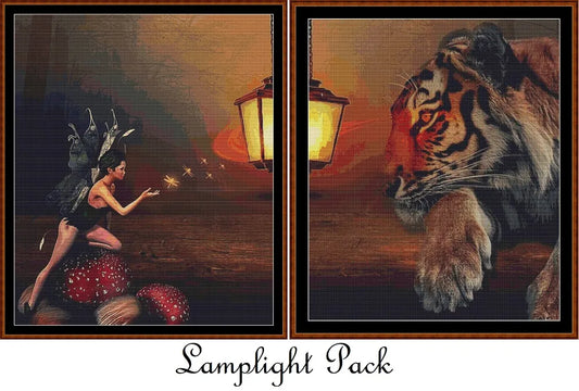 Lamplight - The Tiger & The Fairy ~ 2  patterns pack