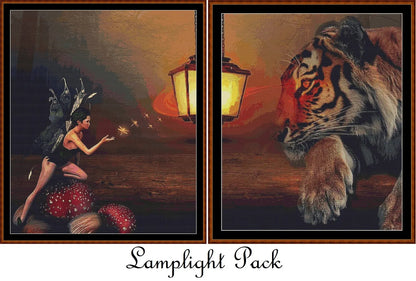 Lamplight - The Tiger & The Fairy ~ 2  patterns pack