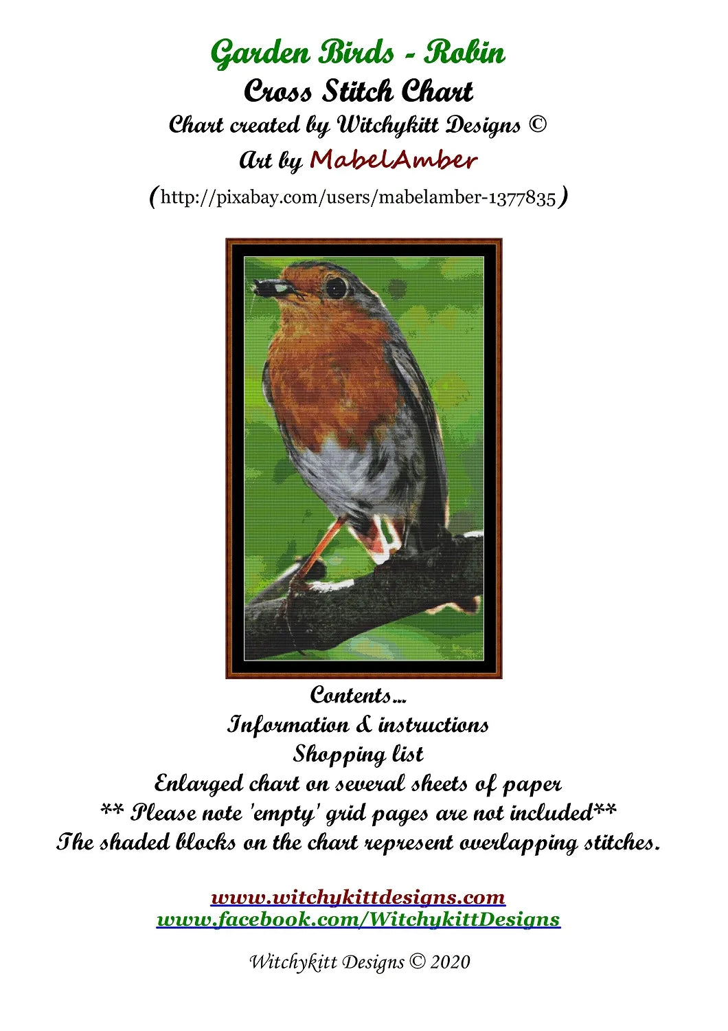 Garden Birds - Robin  