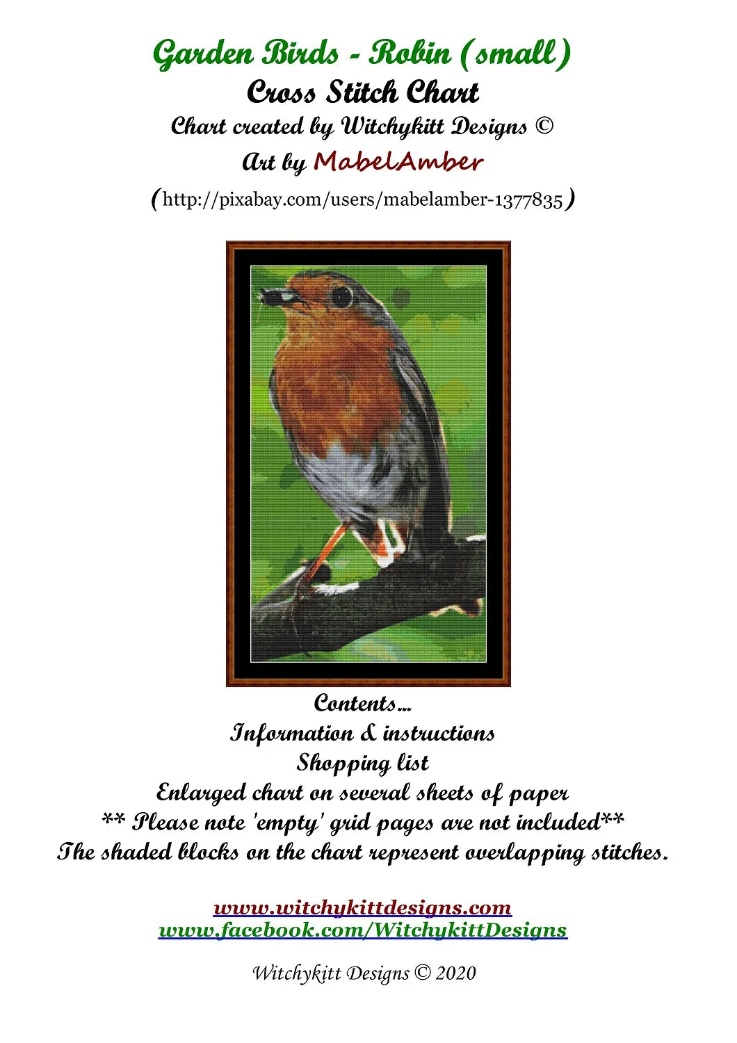 Garden Birds - Robin  