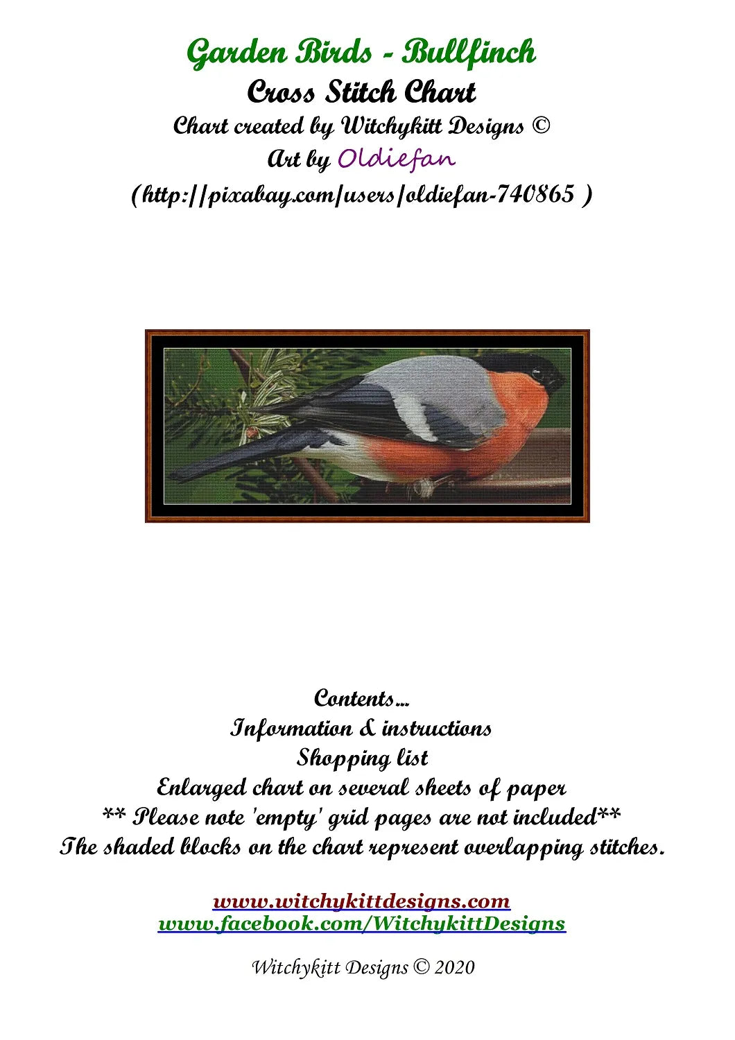 Garden Birds - Bullfinch  