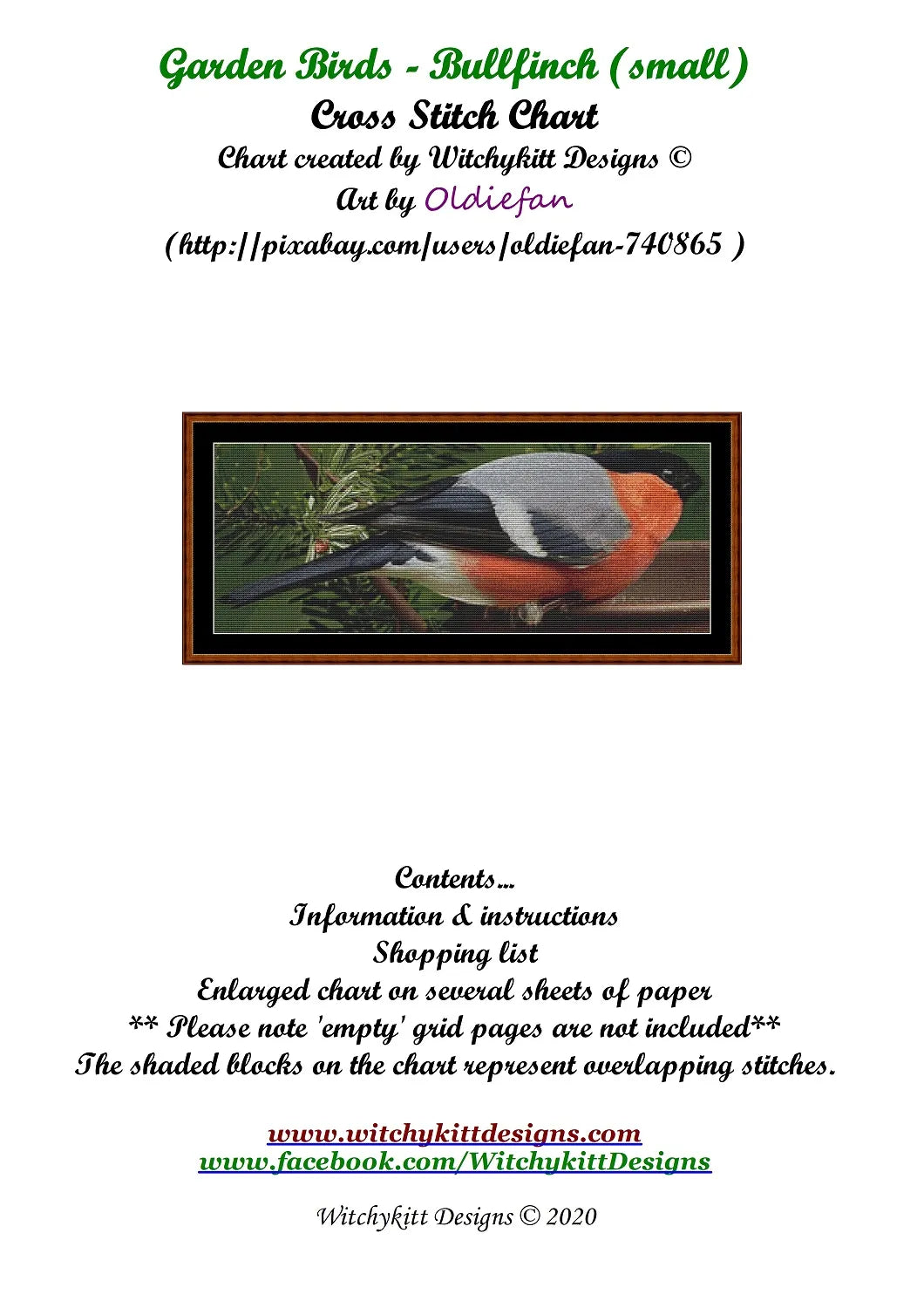 Garden Birds - Bullfinch  