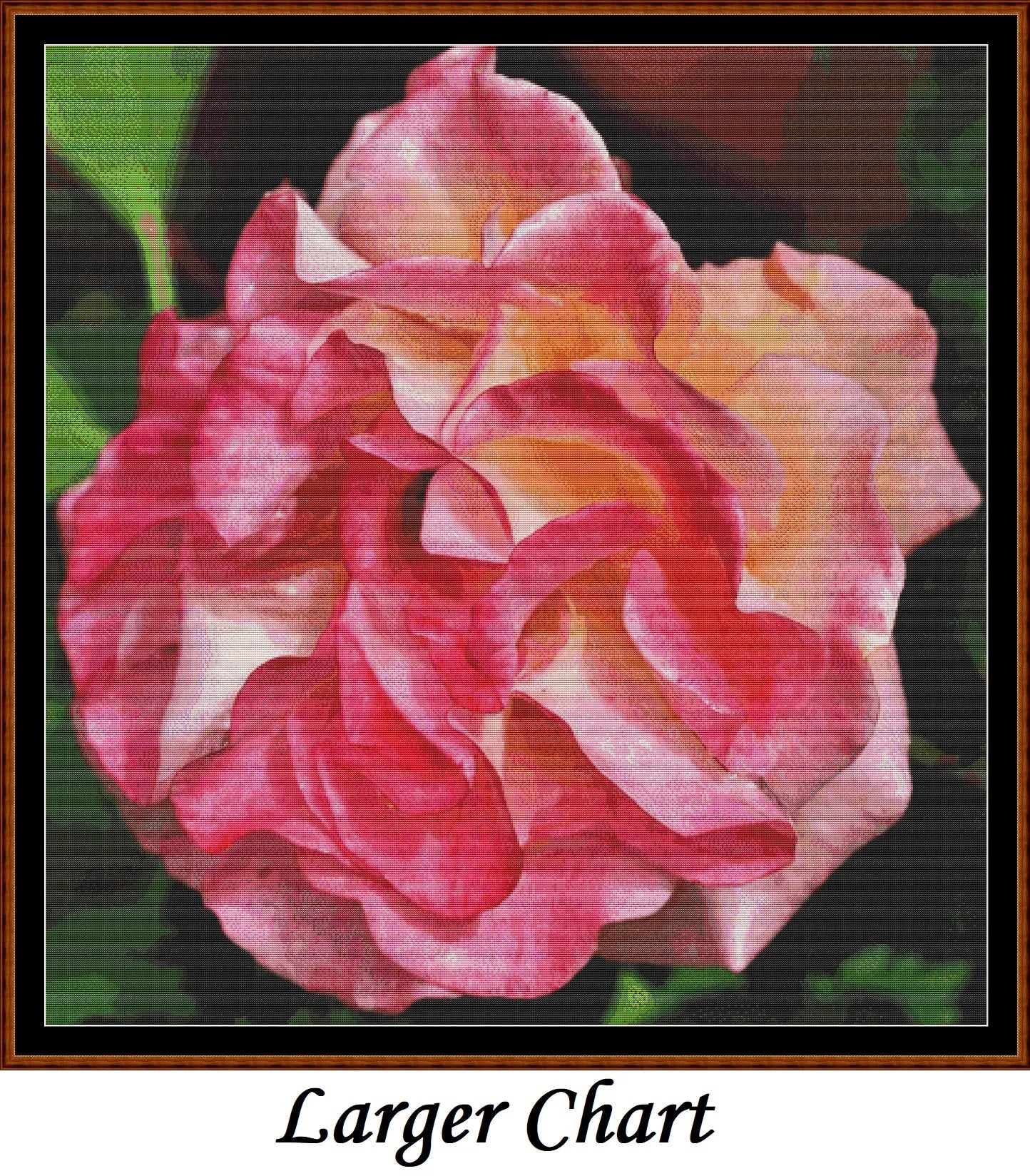Flower Head - Pink Rose  