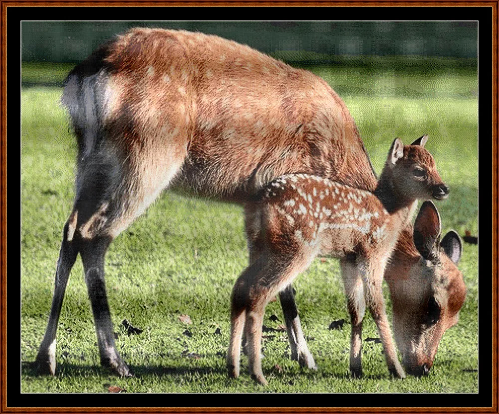 Deer Mum & Baby  