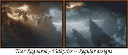 Thor Ragnarok - Valkyries ~ 2 patterns pack *requested patterns*