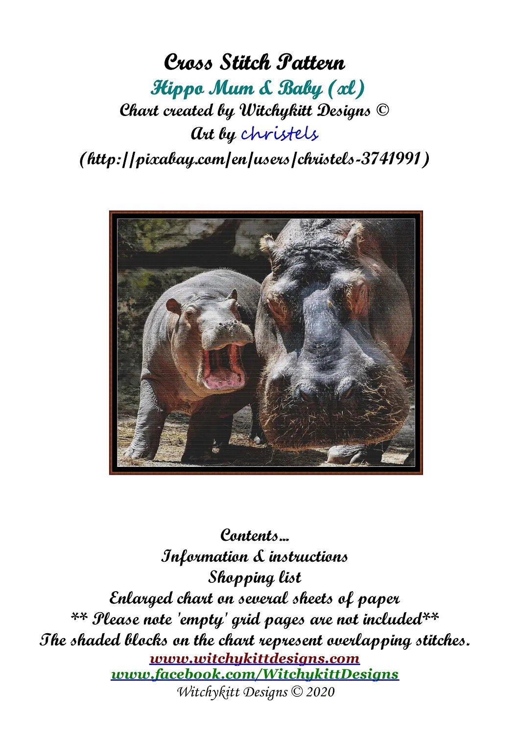Hippo Mum & Baby