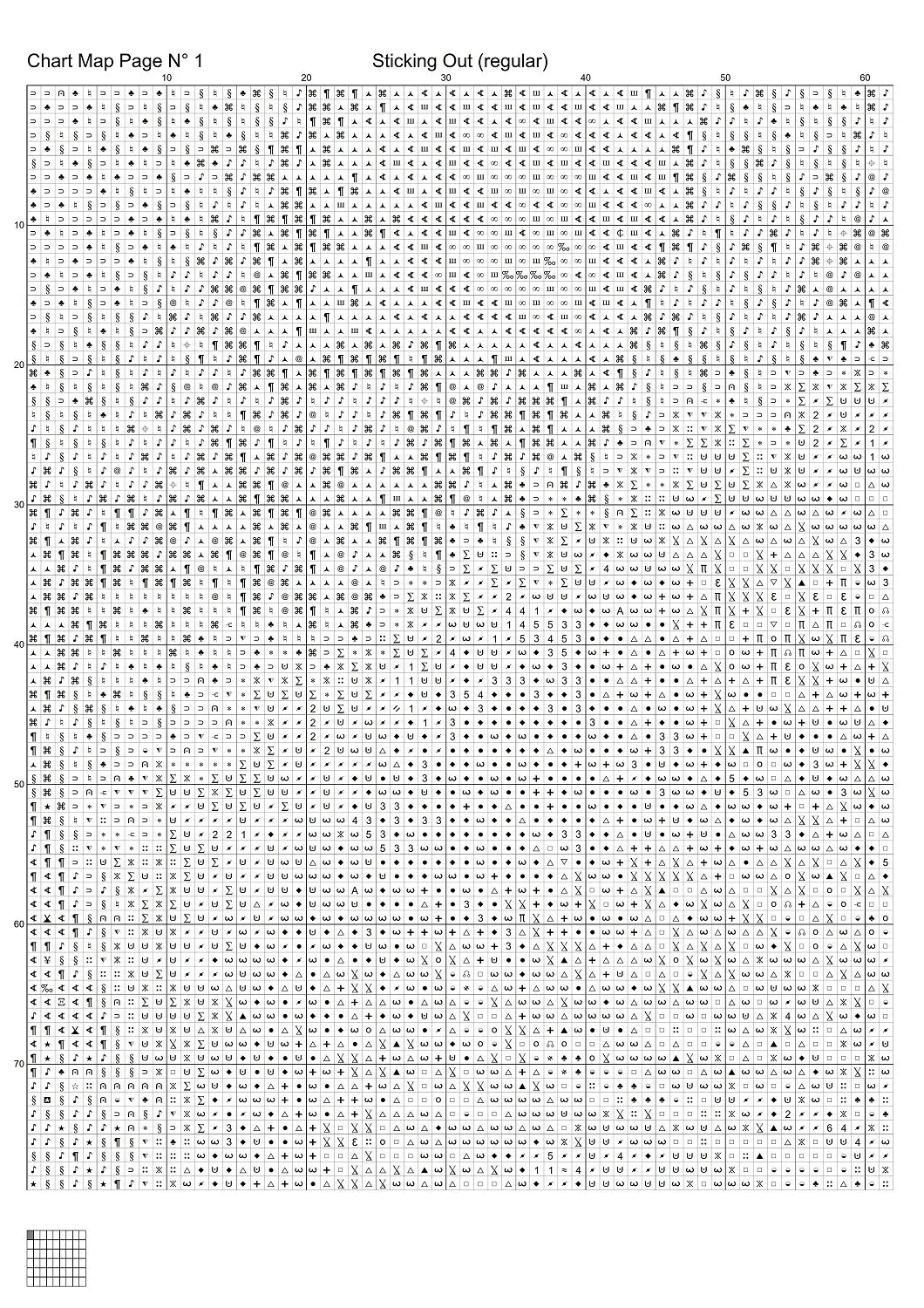 Stick Out Graphics Sticking Out – Crafty Patterns