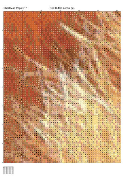 Red Buffed Lemur