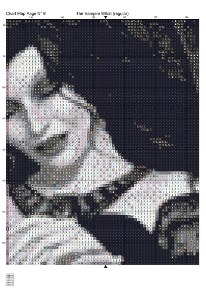 The Vampire Witch patterns are expertly created from art by Rachealmarie under Public Domain CC0 license