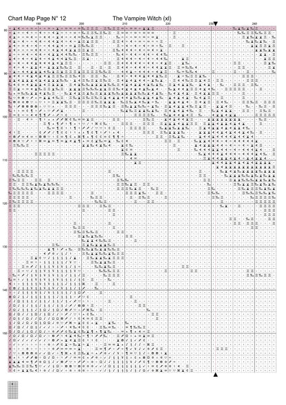 The Vampire Witch patterns are expertly created from art by Rachealmarie under Public Domain CC0 license