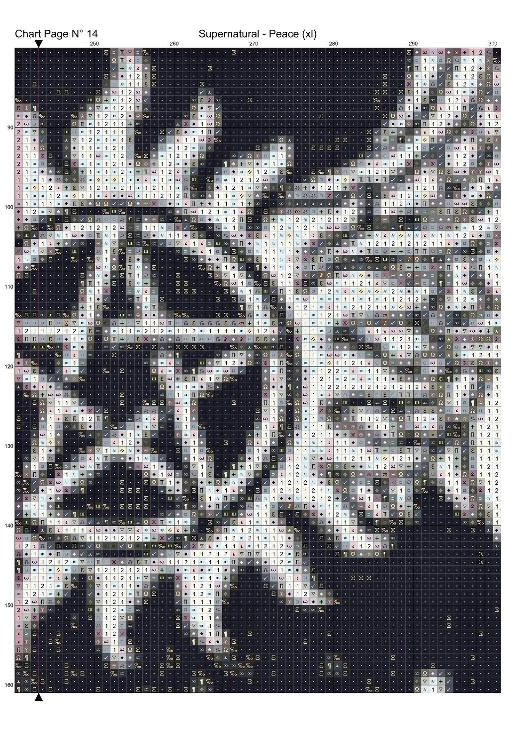 Supernatural - Peace patterns are expertly created by Sam