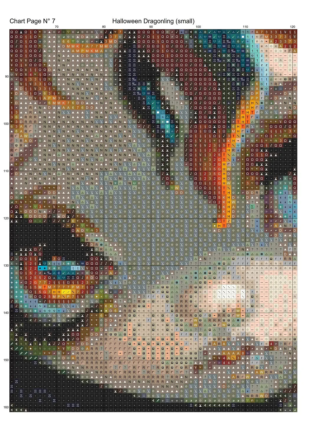 Halloween Dragonling patterns are expertly created from art by Jasmine Beckett-Griffith under Public Domain CC0 license Halloween Dragooning is Strangeling World pattern