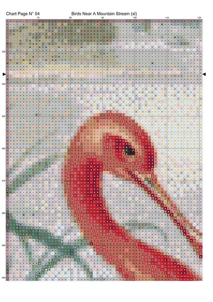 Birds Near A Mountain Stream 