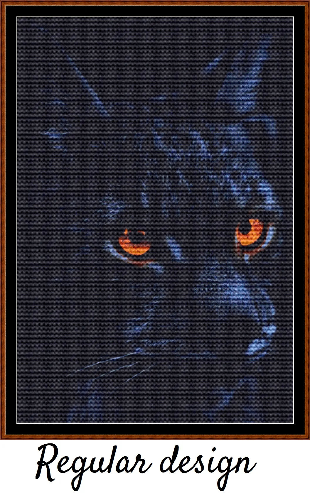 Glowing Eyes - Black Cat 