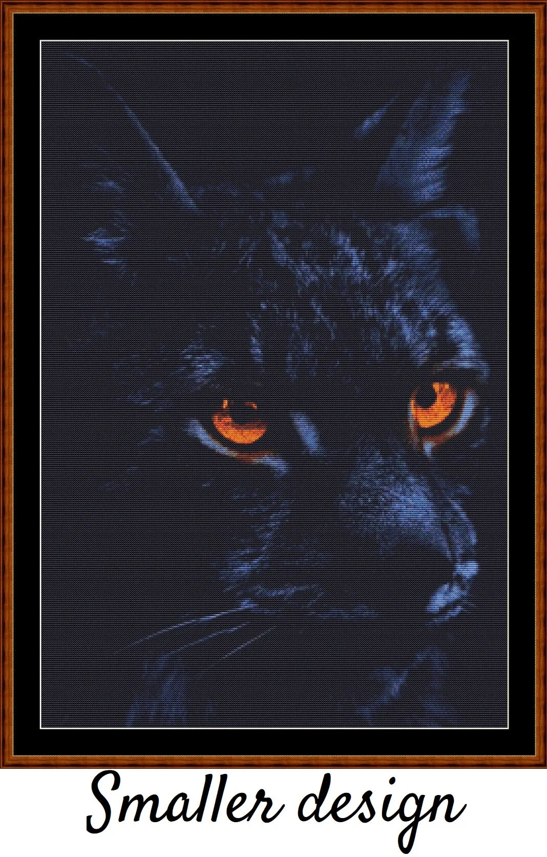 Glowing Eyes - Black Cat 