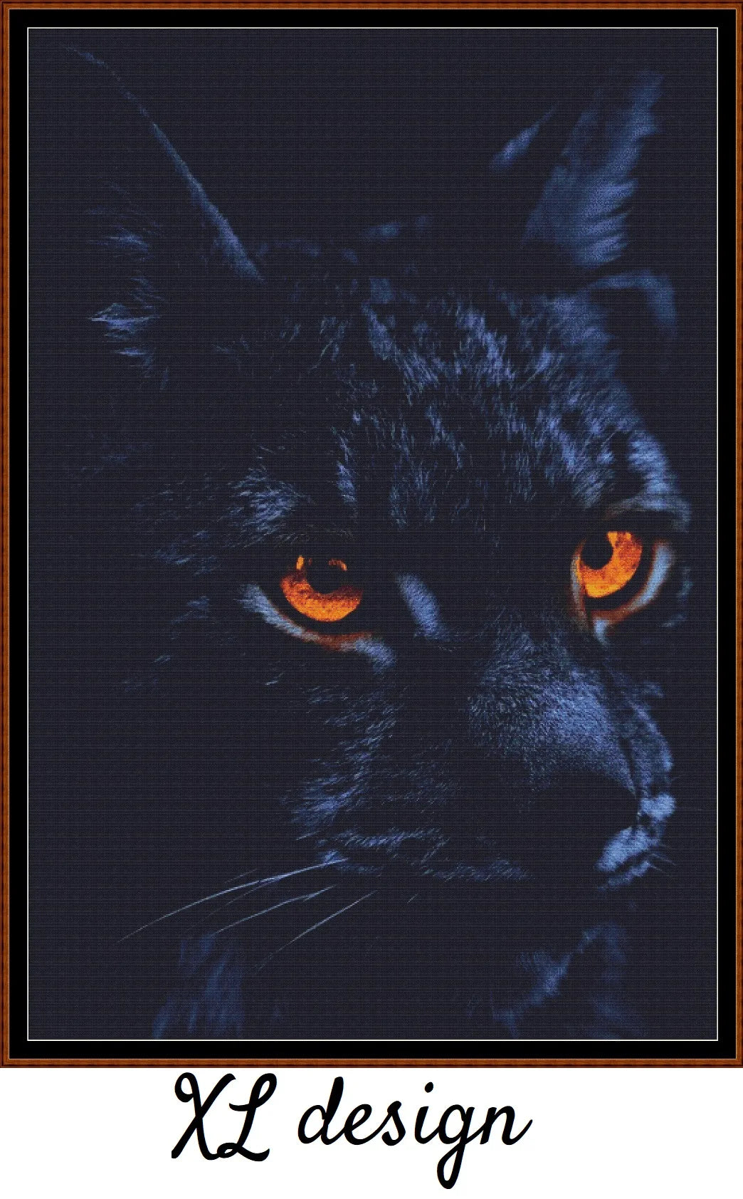 Glowing Eyes - Black Cat 