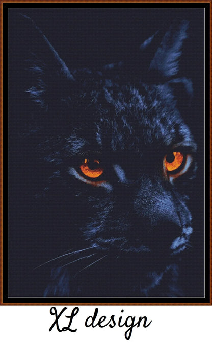 Glowing Eyes - Black Cat 