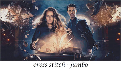 Expertly created patterns by Sam. - A Discovery Of Witches  cross stitch patterns A Discovery Of Witches is a magical pattern that comes as a full coverage pattern with no back-stitching. Additionally, A Discovery Of Witches is available in 2 different design sizes - cross stitch XL & jumbo And each sale includes both B&W and colour charts