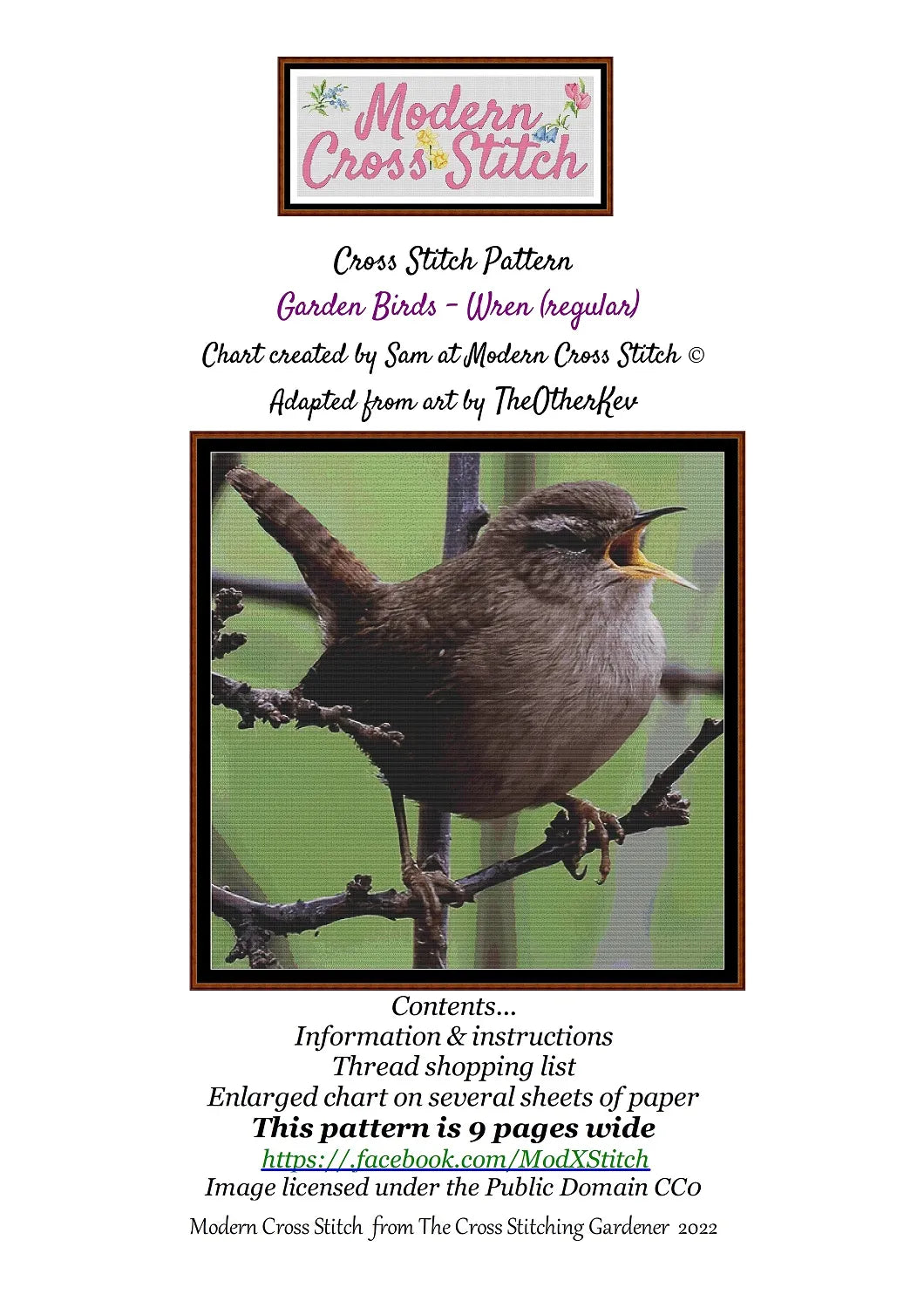 Garden Birds - Wren 