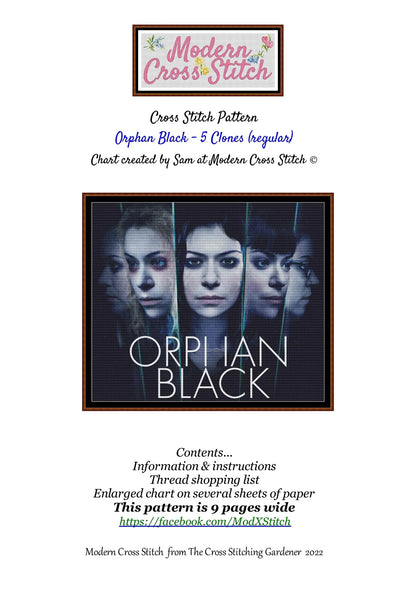 Orphan Black - 5 Clones 