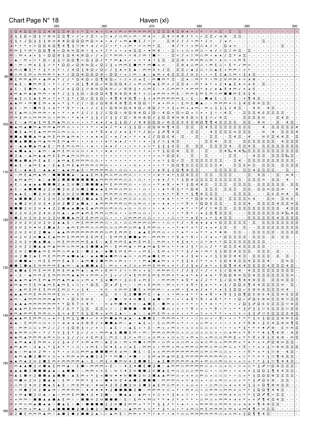 Expertly created by Sam, Haven patterns.