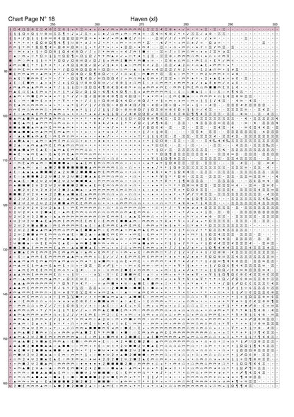 Expertly created by Sam, Haven patterns.