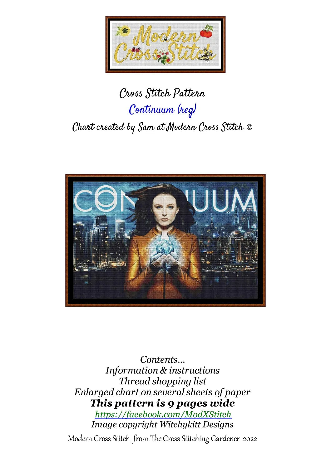 Continuum patterns featuring Rachel Nichols as Kiera Cameron are expertly created by Sam