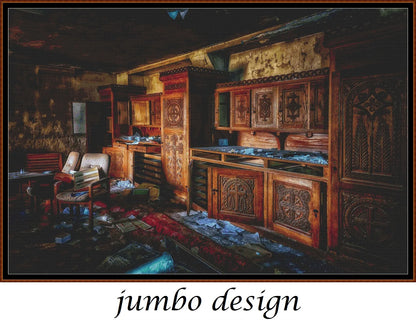 Abandoned Places - The Kitchen patterns are expertly created from art by Peter H (tama66) under Public Domain CC0 license
