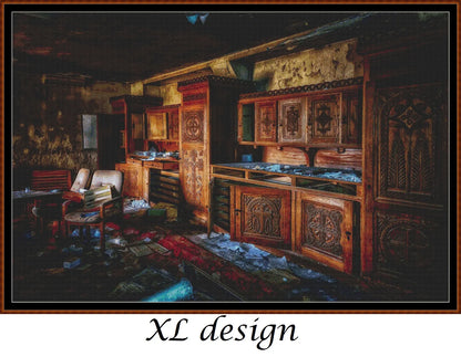 Abandoned Places - The Kitchen patterns are expertly created from art by Peter H (tama66) under Public Domain CC0 license