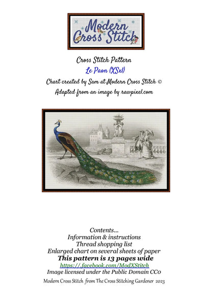 Le Paon (peacock)