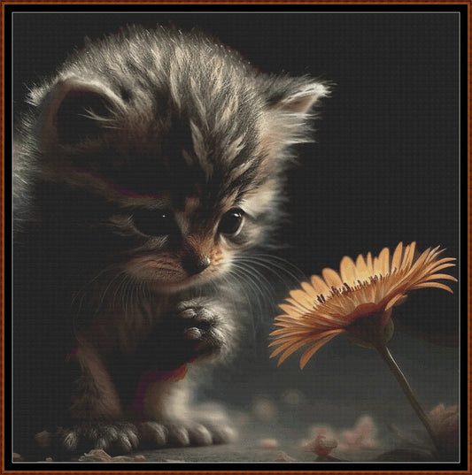 Kitty's First Flower