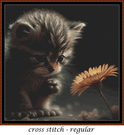 Kitty's First Flower