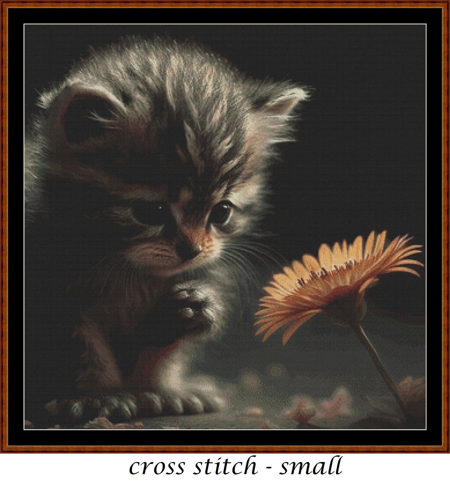 Kitty's First Flower