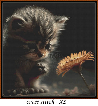 Kitty's First Flower