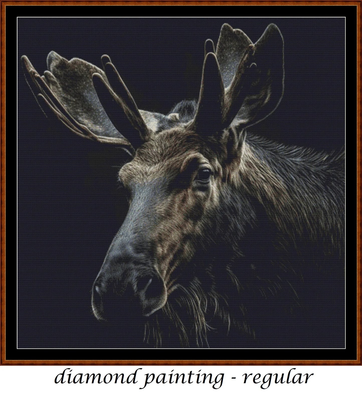 Moose patterns are expertly created from art by Karsten Bergmann under Public Domain CC0 license