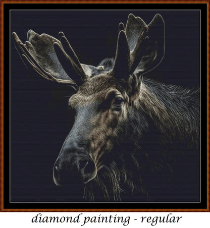 Moose patterns are expertly created from art by Karsten Bergmann under Public Domain CC0 license
