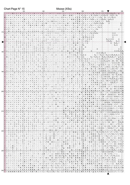 Moose patterns are expertly created from art by Karsten Bergmann under Public Domain CC0 license