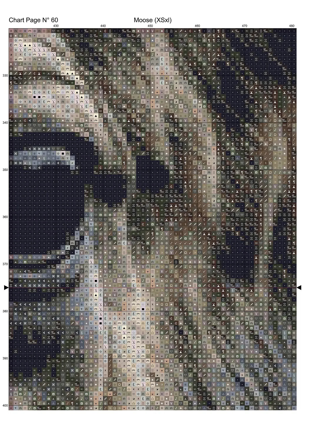 Moose patterns are expertly created from art by Karsten Bergmann under Public Domain CC0 license