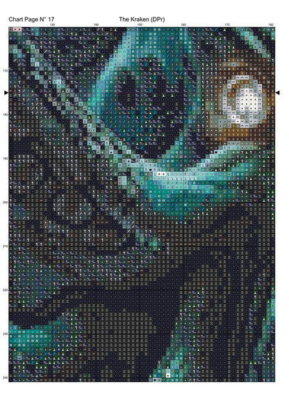 The Kraken patterns are expertly created from art by crannpic under Public Domain CC0 license