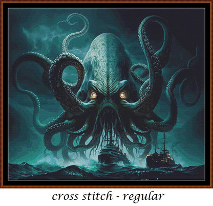 The Kraken patterns are expertly created from art by crannpic under Public Domain CC0 license