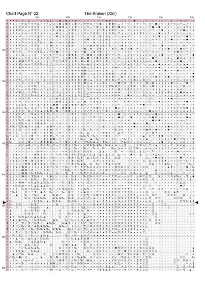 The Kraken patterns are expertly created from art by crannpic under Public Domain CC0 license